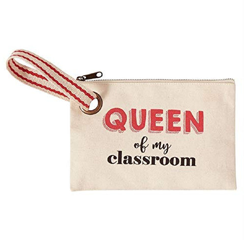 ZIPPER POUCH -MP- QUEEN OF MY CLASSROOM